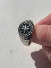 Serge DeNimes Silver Compass