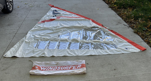 Vintage windsurf sailboard - vintage,