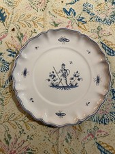 Moustiers Faience Plate, (M