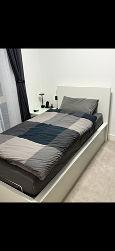 Ikea malm single ottoman - single, bed