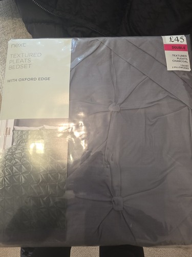 Next grey textured pleats - next,