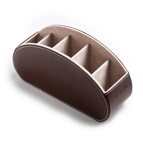 Leather desktop organizer 5 - organizer,