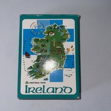 Greetings from IRELAND Playing Cards Deck John Hinde Ireland Map w/ 4 Jokers New