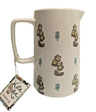 Floral retro jug - floral,