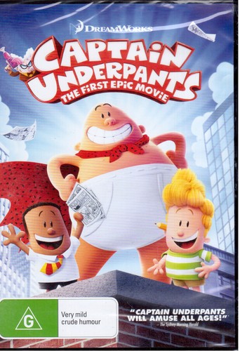 Captain underpants dvd new - underpants,