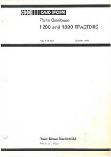 DAVID BROWN HIGHWAY TRACTOR 1190 1290 1390 SUPPLEMENT PARTS MANUAL