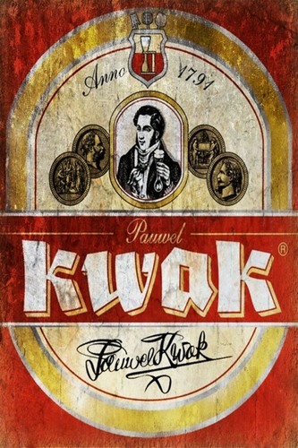 Kwak belgium beer advert - kwak,