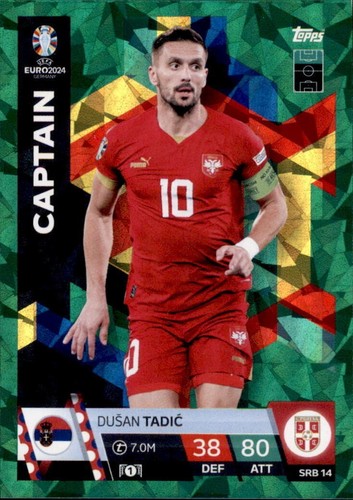 Match attax euro 2024 - euro, dusan