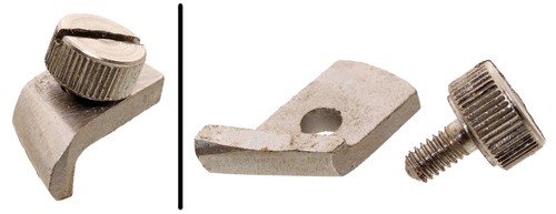 Orig left cap iron screw - left, iron/screw