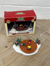 Lemax Christmas ’Roundabout’ Village Collection porcelain characters moving park