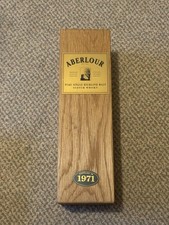 Aberlour 1971 Vintage Whisky Wooden Presentation Box – Excellent Condition