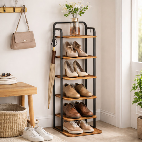 Shoe rack tier vertical - rack, slim