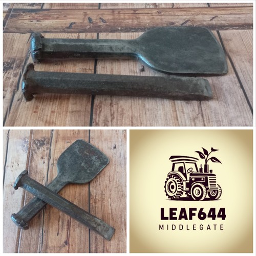Stone mason chisels - stone, metal