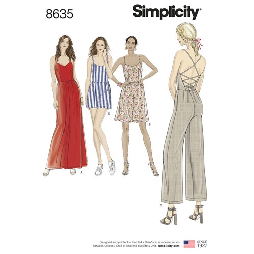 Simplicity 8635 sewing pattern - 8635,