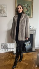 🧥 Rare Vintage Grey Mink