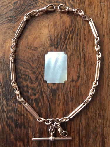Antique 9ct rose gold - gold, fancy