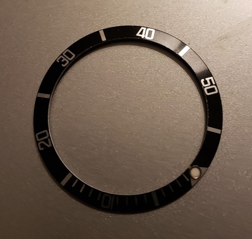Black bezel insert for - insert, rolex