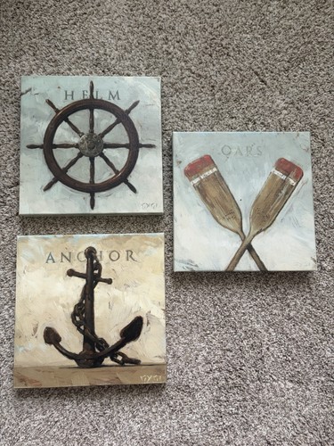 Set nautical coastal wall - of,