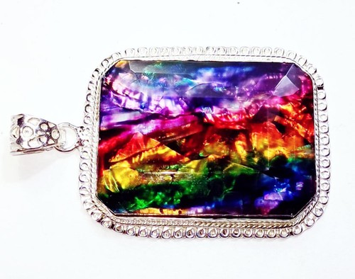 Doublet ammolite solid - doublet,