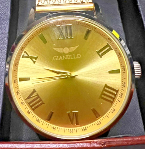Gianello mens gnl7710yg gold - gianello,