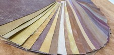 Shades of Brown Tan 100% leather offcut 9"×4.5" you get 1 piece 1.1mm  Craft 
