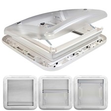 ADVENTURER CAMPER VAN CLEAR SKYLIGHT POPUP DOME 400 X 400MM CARAVAN ROOF VENT