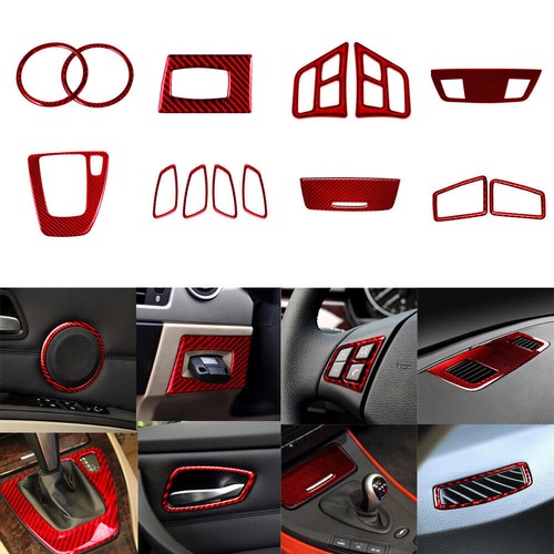 14pcs red carbon - carbon, fiber