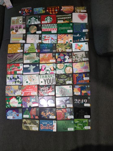 Bulk lot starbucks cards - bulk,