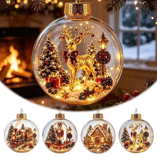 Christmas snow globe santa - christmas,
