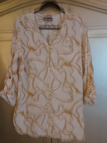 Sosander white chain print - sosander,