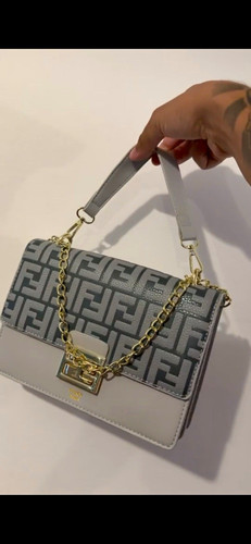 Fendi kan small grey - grey, ff