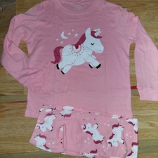 Unicorn Girls Pjamas 6-7yrs