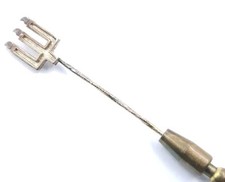 Scottish Silver Stick Pin Church 3 Candles Reed Hallmarked Edinburgh Lapel