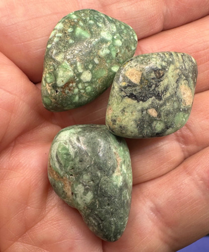 Variscite crystal tumblestone - crystal,