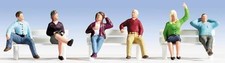 Noch seated people figure - people, (6)