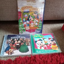 Disney Season Of Song 1996 CD & Disney Christmas dvd an sing along cd  bundle 