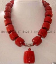 15mm natural red coral - natural,