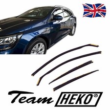 Heko Wind Deflectors For Renault Megane Mk4 2016-2024 2PC Tinted
