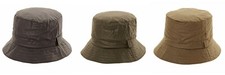 Unisex Waxed Bush Rain Hat in
