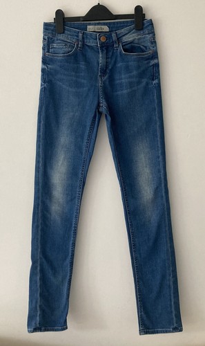 Topshop moto navy wash cotton - topshop,