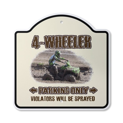 Wheeler sign plastic - sign,