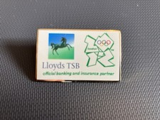 London 2012 Olympics Lloyds TSB Official Banking & Insurance Partner - Pin Badge