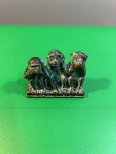 Miniature Brass Statue Three