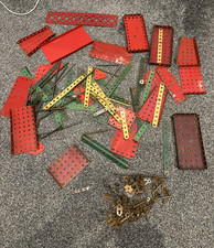 Vintage Meccano parts bundle