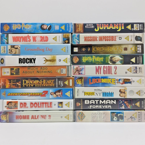 Job lot vhs cassettes - lot,