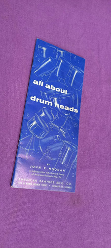 Vintage calf head booklet - head,