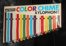 Boxed Vintage Color Chime Xylophone - Made in Japan