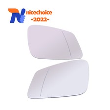 Pair Side Mirror Glass Heated