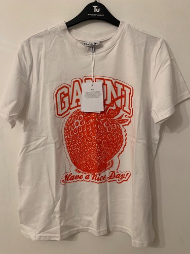 Strawberry ganni tshirt size - ganni, tshirt,