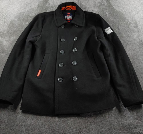 Superdry coat mens - 2xl, black